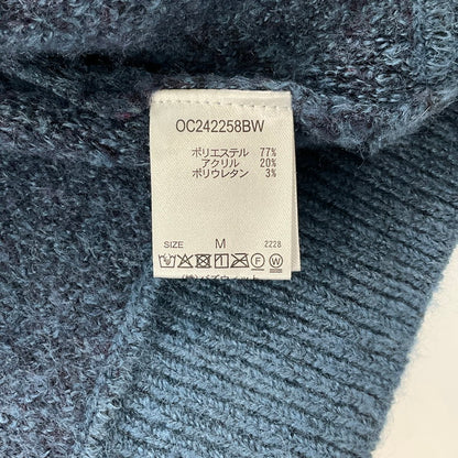 【中古品】【メンズ】 ONCILY グラデーション ハーフジップ ニットセーター 147-260401-SS-11-iwa サイズ：M カラー：ブルー 万代Net店
