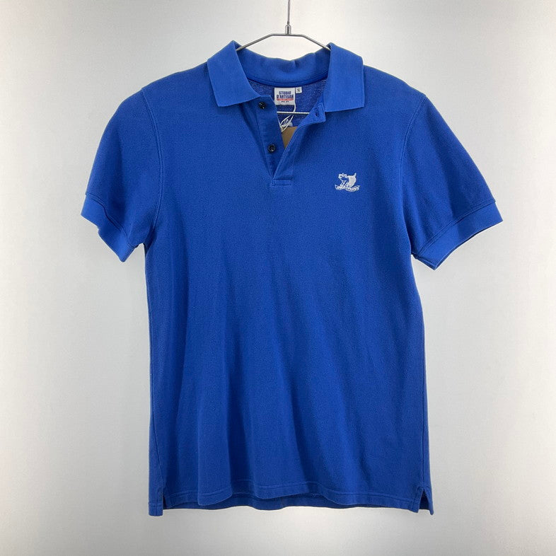 【中古品】【メンズ】 STUDIO DARTISAN S/S ポロシャツ 145-260401-SS-13-iwa サイズ：S カラー：ブルー 万代Net店