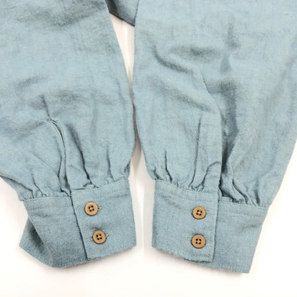 【中古品】【レディース】 TSUHARU BY SAMANSA MOS2 ツハル バイ サマンサモスモス 麻羊飼いワンピース 170-260923-hn-02-fur サイズ：F カラー：サックスブルー 万代Net店