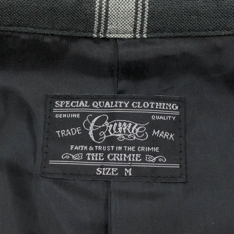 【中古品】【メンズ】 THE CRIME クライミー STRIPE TAILORED JACKET ストライプテーラードジャケット アウター 142-260923-hn-03-fur サイズ：M カラー：チャコール/グレー 万代Net店