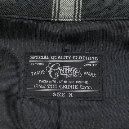 【中古品】【メンズ】 THE CRIME クライミー STRIPE TAILORED JACKET ストライプテーラードジャケット アウター 142-260923-hn-03-fur サイズ：M カラー：チャコール/グレー 万代Net店