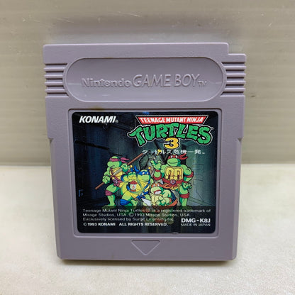 【中古品】 GBソフト ティーンエージ ミュータント ニンジャ タートルズ3 タートルズ危機一発 ゲームボーイ 023-251207-SH-03-min 万代Net店