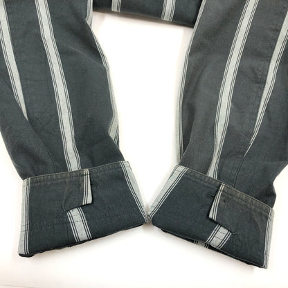 【中古品】【メンズ】 THE CRIME クライミー STRIPE TAILORED JACKET ストライプテーラードジャケット アウター 142-260923-hn-03-fur サイズ：M カラー：チャコール/グレー 万代Net店