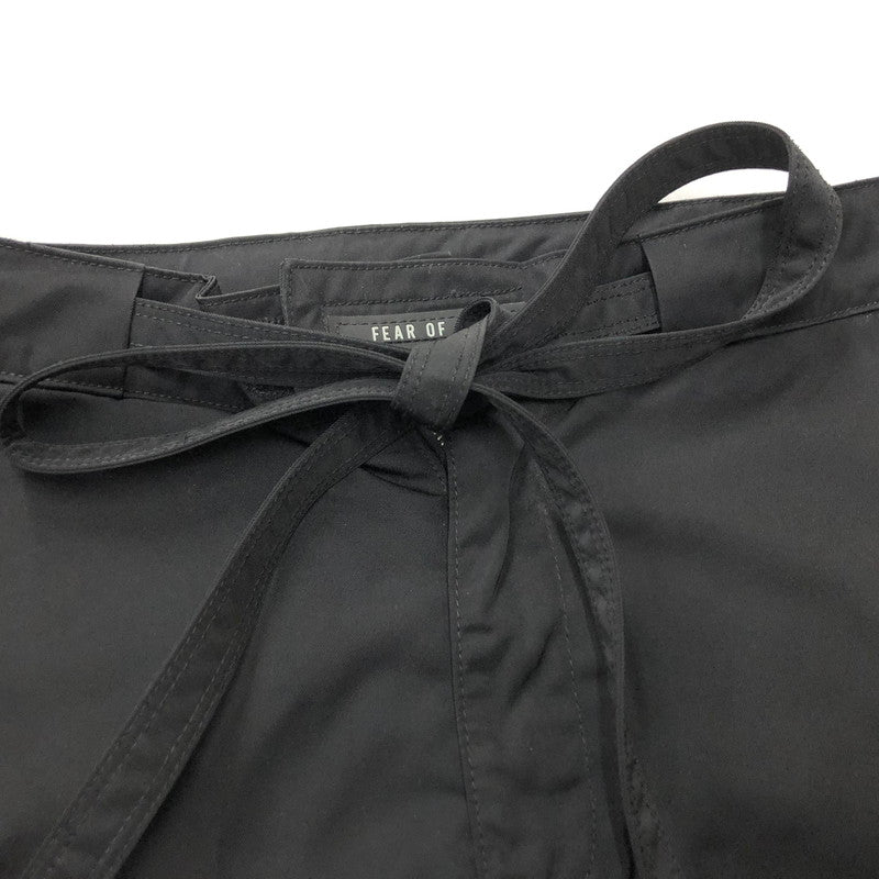 【中古品】【メンズ】 FEAR OF GOD フィアオブゴッド 6TH COLLECTION NYLON CARGO SNAP PANTS コレクション ナイロン カーゴ スナップパンツ サイドボタン 153-240306-tk-1-tei サイズ：S カラー：ブラック 万代Net店