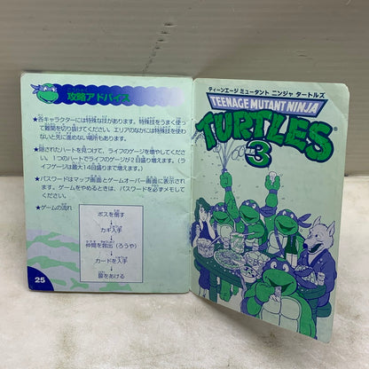 【中古品】 GBソフト ティーンエージ ミュータント ニンジャ タートルズ3 タートルズ危機一発 ゲームボーイ 023-251207-SH-03-min 万代Net店