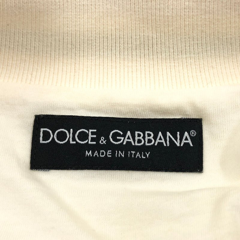 【中古品】【メンズ】 DOLCE＆GABBANA ドルチェアンドガッバーナ "ITALIA" TRACK JACKET イタリア トラックジャケット アウター 141-260923-hn-04-fur サイズ：54 カラー：ホワイト系 万代Net店