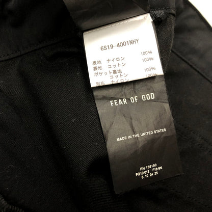 【中古品】【メンズ】 FEAR OF GOD フィアオブゴッド 6TH COLLECTION NYLON CARGO SNAP PANTS コレクション ナイロン カーゴ スナップパンツ サイドボタン 153-240306-tk-1-tei サイズ：S カラー：ブラック 万代Net店