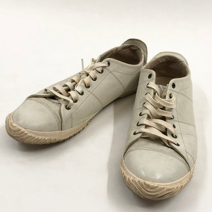 【ジャンク品】【メンズ/レディース】 SPINGLE MOVE スピングルムーブ SPM-272 レザー スニーカー シューズ 靴 164-251103-hn-09-fur サイズ：M(25.5cm相当) カラー：ホワイト系 万代Net店