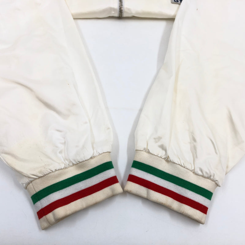 【中古品】【メンズ】 DOLCE＆GABBANA ドルチェアンドガッバーナ "ITALIA" TRACK JACKET イタリア トラックジャケット アウター 141-260923-hn-04-fur サイズ：54 カラー：ホワイト系 万代Net店