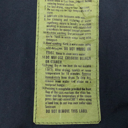 【現状渡し品】【メンズ】 US.ARMY アメリカ軍 8415-01-325-6446 ジャケット ミリタリー アウター 146-260119-hn-02-fur サイズ：L カラー：ネイビー 万代Net店