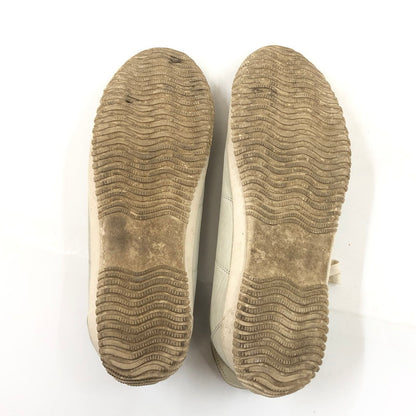 【ジャンク品】【メンズ/レディース】 SPINGLE MOVE スピングルムーブ SPM-272 レザー スニーカー シューズ 靴 164-251103-hn-09-fur サイズ：M(25.5cm相当) カラー：ホワイト系 万代Net店