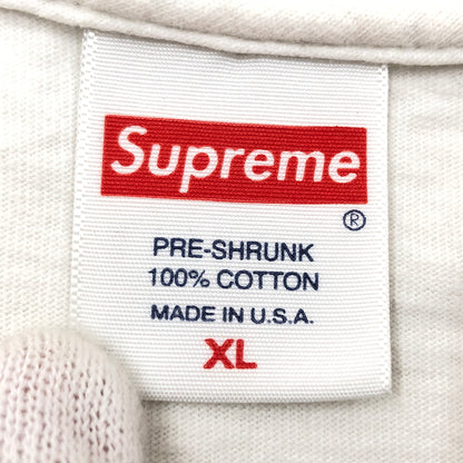 【中古品】【メンズ】 SUPREME シュプリーム × KAWS カウズ CHALK LOGO TEE チョークロゴ 半袖Tシャツ トップス 149-260923-hn-08-fur サイズ：XL カラー：ホワイト 万代Net店