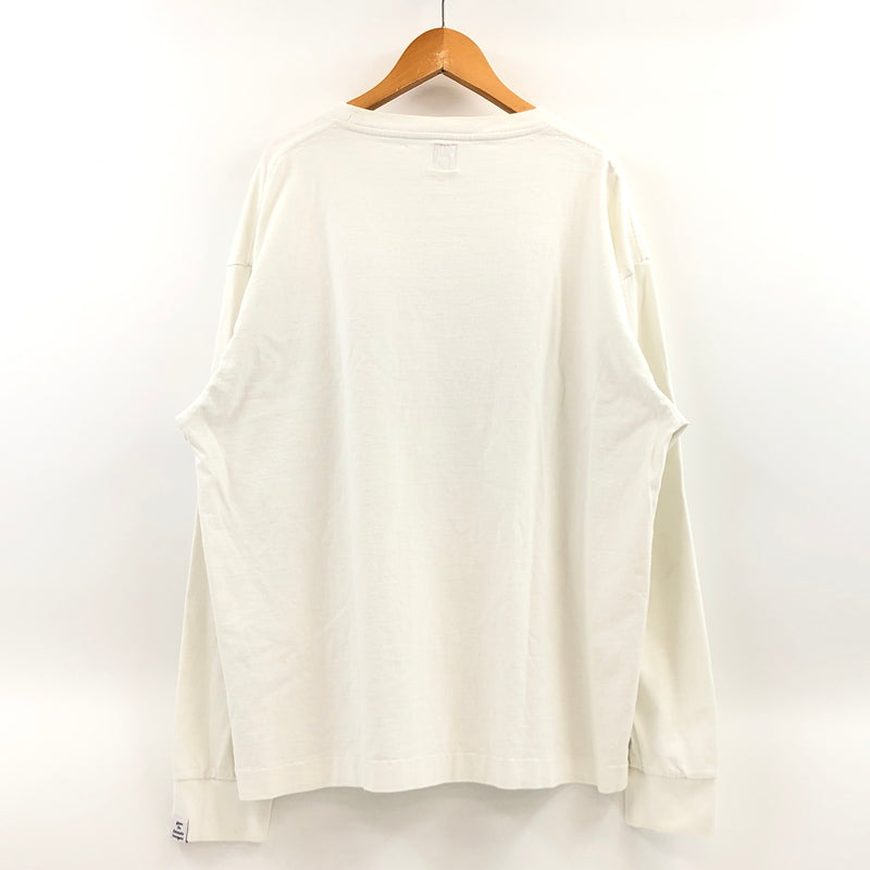 【中古品】【メンズ】 HUMAN MADE ヒューマンメード HEART LOGO LS TEE ハートロゴ 長袖Tシャツ トップス 142-260923-hn-09-fur サイズ：XL カラー：ホワイト 万代Net店