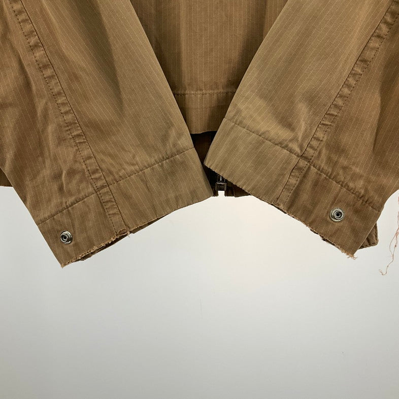 【現状渡し品】【メンズ】 R.NEWBOLD アールニューボールド ZIP UP BLOUZON 141-260402-SS-03-iwa サイズ：L カラー：ブラウン 万代Net店