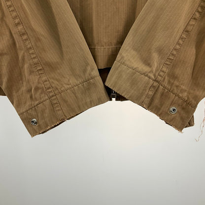 【現状渡し品】【メンズ】 R.NEWBOLD アールニューボールド ZIP UP BLOUZON 141-260402-SS-03-iwa サイズ：L カラー：ブラウン 万代Net店