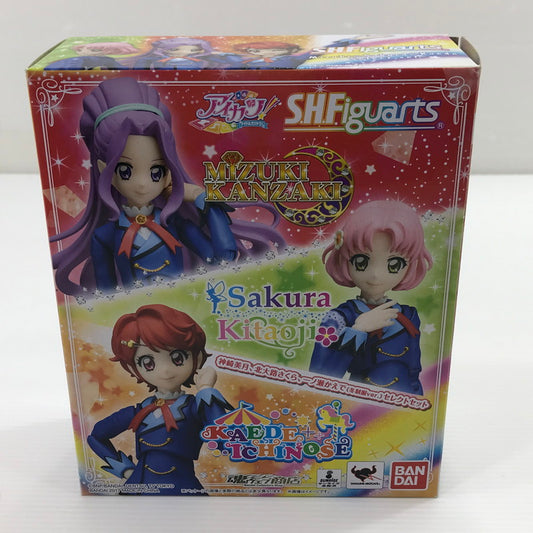 【中古品】 S.H.Figuarts アイカツ！ 神崎美月、北大路さくら、一ノ瀬かえで(冬制服ver.)セレクトセット 開封済み 040-260803-ti-17-tag 万代Net店