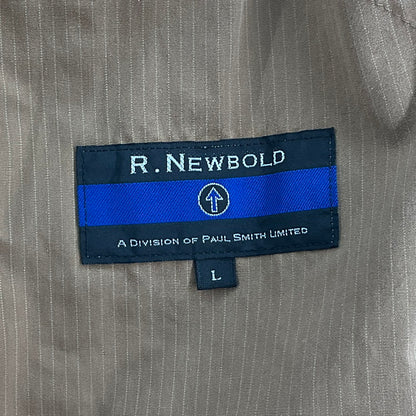 【現状渡し品】【メンズ】 R.NEWBOLD アールニューボールド ZIP UP BLOUZON 141-260402-SS-03-iwa サイズ：L カラー：ブラウン 万代Net店