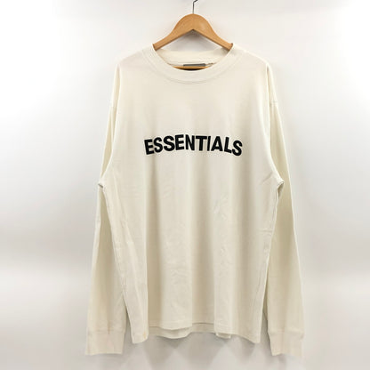 【現状渡し品】【メンズ】 FOG ESSENTIALS エッセンシャルズ FRONT LOGO L/S TEE フロントロゴ 長袖Tシャツ トップス 142-260701-hn-05-fur サイズ：L カラー：ホワイト 万代Net店
