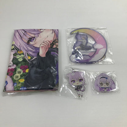 【中古美品】 ホロライブ おかにゅ～む 完全生産限定版 特典グッズまとめ チェキ風カード/Switchソフト欠品 053-260331-yk-32-tag 万代Net店
