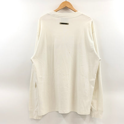 【現状渡し品】【メンズ】 FOG ESSENTIALS エッセンシャルズ FRONT LOGO L/S TEE フロントロゴ 長袖Tシャツ トップス 142-260701-hn-05-fur サイズ：L カラー：ホワイト 万代Net店