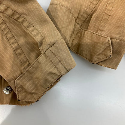 【現状渡し品】【メンズ】 R.NEWBOLD アールニューボールド ZIP UP BLOUZON 141-260402-SS-03-iwa サイズ：L カラー：ブラウン 万代Net店