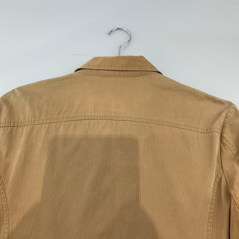【現状渡し品】【メンズ】 R.NEWBOLD アールニューボールド ZIP UP BLOUZON 141-260402-SS-03-iwa サイズ：L カラー：ブラウン 万代Net店
