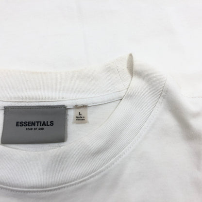 【現状渡し品】【メンズ】 FOG ESSENTIALS エッセンシャルズ FRONT LOGO L/S TEE フロントロゴ 長袖Tシャツ トップス 142-260701-hn-05-fur サイズ：L カラー：ホワイト 万代Net店