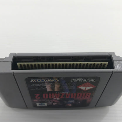 【現状渡し品】 （1）カプコン ニンテンドー64ソフト バイオハザード2 NUS-P-NB5J 本体のみ 動作確認済み はがれ・変色あり 023-260921-ti-06-tagh 万代Net店
