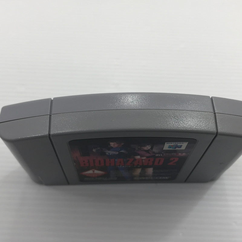 【現状渡し品】 （1）カプコン ニンテンドー64ソフト バイオハザード2 NUS-P-NB5J 本体のみ 動作確認済み はがれ・変色あり 023-260921-ti-06-tagh 万代Net店