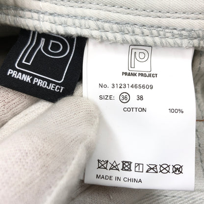 【中古美品】【レディース】 PRANKPROJECT プランクプロジェクト SPRAY WIDE DENIM 3123146509 スプレーワイドデニム ボトムス 168-260701-hn-06-fur サイズ：36 カラー：ブラック 万代Net店