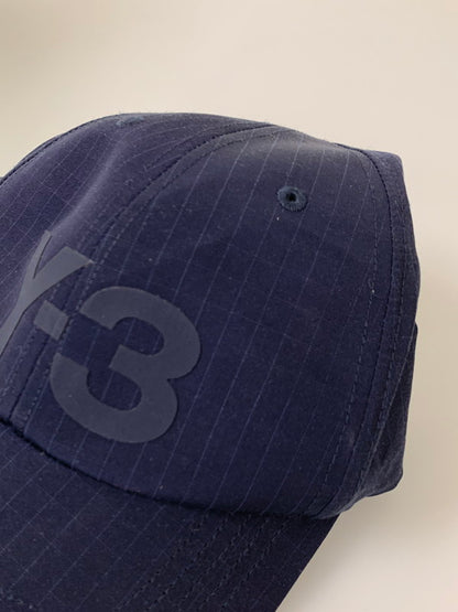 【中古品】【メンズ】 Y-3 ワイスリー RIP STOP LOGO CAP GT6383 ロゴキャップ 帽子 185-250418-yn-19-min カラー：ネイビー 万代Net店