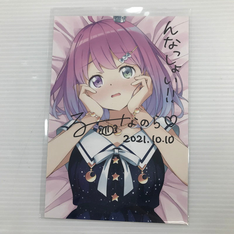 【中古品】 ホロライブ 姫森ルーナ 誕生日記念2021 おっぱいマウスパッド 直筆サイン＆メッセージ入り ポストカード 2点セット 開封済み ポストカード汚れあり 053-260723-ti-16-tag 万代Net店