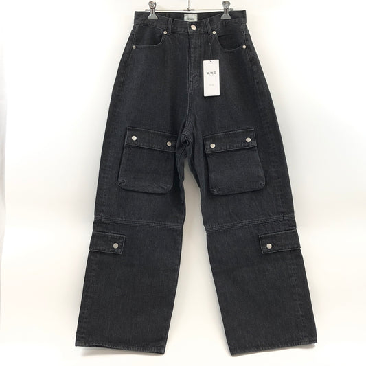 【中古美品】【レディース】 WHO’S WHO GALLERY フーズフーギャラリー BUSH PANTS WWZ1032102A0003 ブッシュパンツ ボトムス 168-260701-hn-08-fur サイズ：F カラー：ブラック 万代Net店