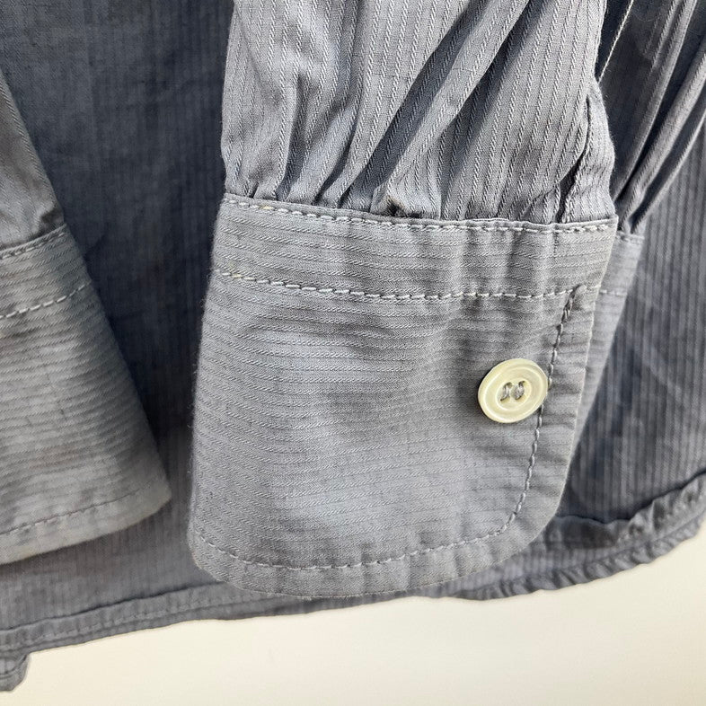 【中古品】【メンズ】 JOURNAL STANDARD J.S HOMESTEAD ジャーナルスタンダードホームステッド 長袖シャツ 147-260402-SS-06-iwa サイズ：L カラー：ブルー 万代Net店