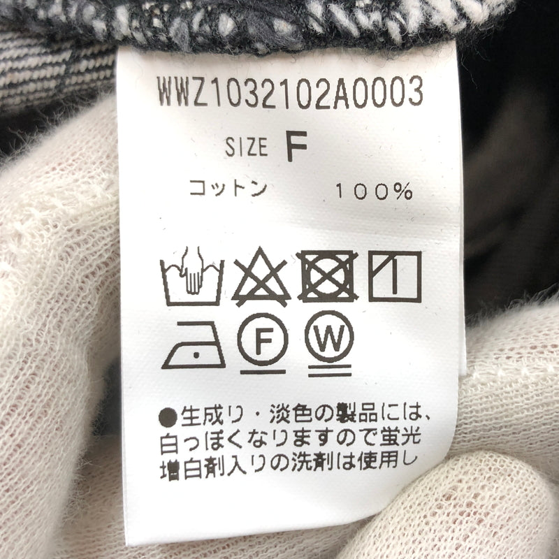 【中古美品】【レディース】 WHO’S WHO GALLERY フーズフーギャラリー BUSH PANTS WWZ1032102A0003 ブッシュパンツ ボトムス 168-260701-hn-08-fur サイズ：F カラー：ブラック 万代Net店