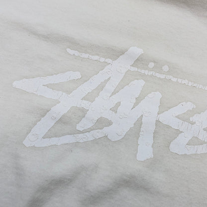 【現状渡し品】【メンズ】 STUSSY ステューシー FRONT LOGO S/S TEE フロントロゴ 半袖Tシャツ トップス 142-260701-hn-09-fur サイズ：L カラー：ホワイト 万代Net店