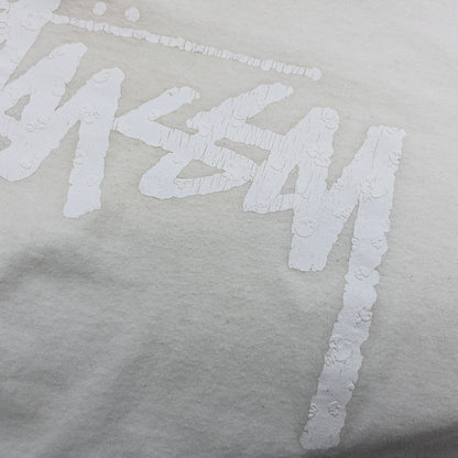 【現状渡し品】【メンズ】 STUSSY ステューシー FRONT LOGO S/S TEE フロントロゴ 半袖Tシャツ トップス 142-260701-hn-09-fur サイズ：L カラー：ホワイト 万代Net店