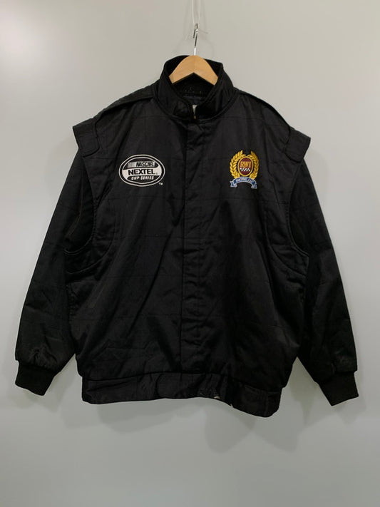 【中古品】【メンズ】 CHASER チェーサー AUTHENTIC RACING JACKET オーセンティック レーシングジャケット アウター 146-240229-me-07-min サイズ：XL カラー：ブラック 黒 万代Net店