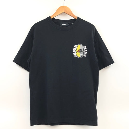 【中古品】【メンズ】 XLARGE エクストララージ × ERASED イレイスド PRINT S/S TEE 101211011055 プリント 半袖Tシャツ トップス 142-260701-hn-10-fur サイズ：L カラー：ブラック 万代Net店
