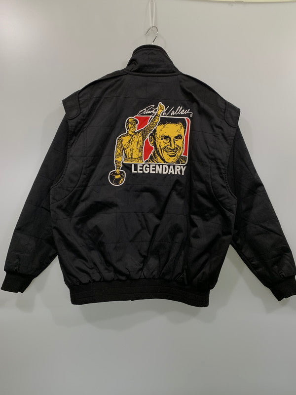 【中古品】【メンズ】 CHASER チェーサー AUTHENTIC RACING JACKET オーセンティック レーシングジャケット アウター 146-240229-me-07-min サイズ：XL カラー：ブラック 黒 万代Net店