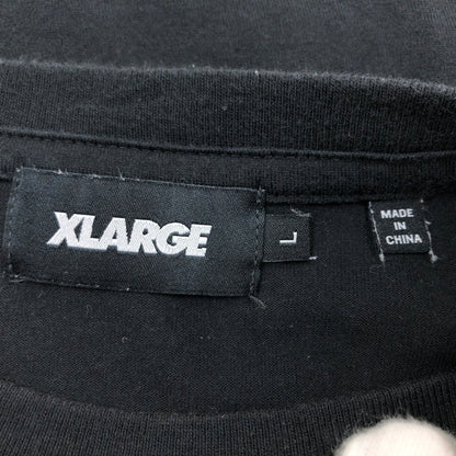 【中古品】【メンズ】 XLARGE エクストララージ × ERASED イレイスド PRINT S/S TEE 101211011055 プリント 半袖Tシャツ トップス 142-260701-hn-10-fur サイズ：L カラー：ブラック 万代Net店