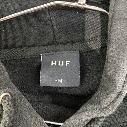 【中古品】【メンズ】 HUF ハフ THRASHER スラッシャー スウェットパーカー 147-260402-SS-07-iwa サイズ：M カラー：ブラック 万代Net店