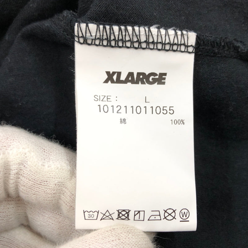 【中古品】【メンズ】 XLARGE エクストララージ × ERASED イレイスド PRINT S/S TEE 101211011055 プリント 半袖Tシャツ トップス 142-260701-hn-10-fur サイズ：L カラー：ブラック 万代Net店