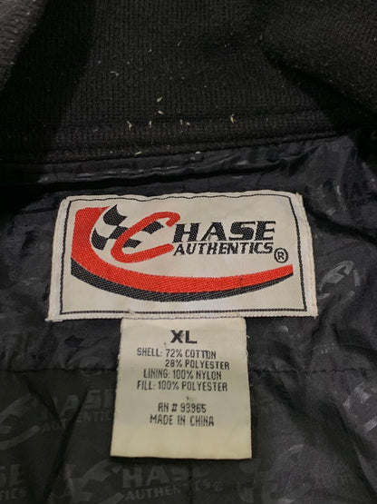 【中古品】【メンズ】 CHASER チェーサー AUTHENTIC RACING JACKET オーセンティック レーシングジャケット アウター 146-240229-me-07-min サイズ：XL カラー：ブラック 黒 万代Net店