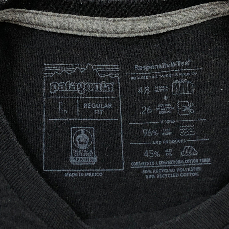 【中古品】【メンズ】 PATAGONIA パタゴニア PRINT S/S TEE 38504SP20 プリント 半袖Tシャツ トップス 144-260701-hn-11-fur サイズ：L カラー：ブラック 万代Net店