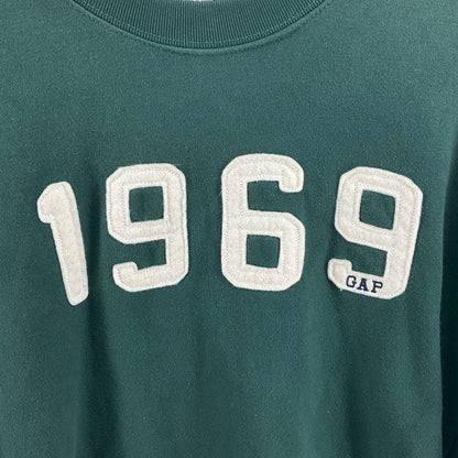 【中古品】【メンズ】 GAP ギャップ 1969ロゴ スウェット トレーナー 147-260402-SS-08-iwa サイズ：L カラー：グリーン 万代Net店