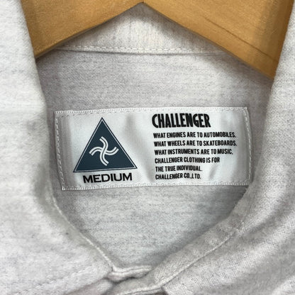 【中古品】【メンズ】 CHALLENGER チャレンジャー 長袖シャツ ブランド 古着 142-260201-gm-07-fuz サイズ：M カラー：ホワイト タイダイ 万代Net店