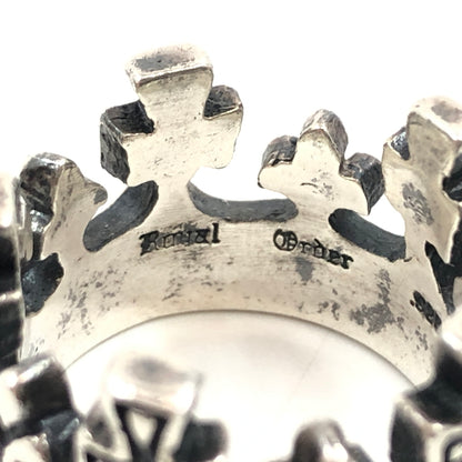【中古品】【メンズ/レディース】 ROYAL ORDER ロイヤルオーダー CROWN RING クラウンリング シルバー 925 指輪 アクセサリー 192-260701-hn-13-fur サイズ：表記なし カラー：シルバー 14号 万代Net店