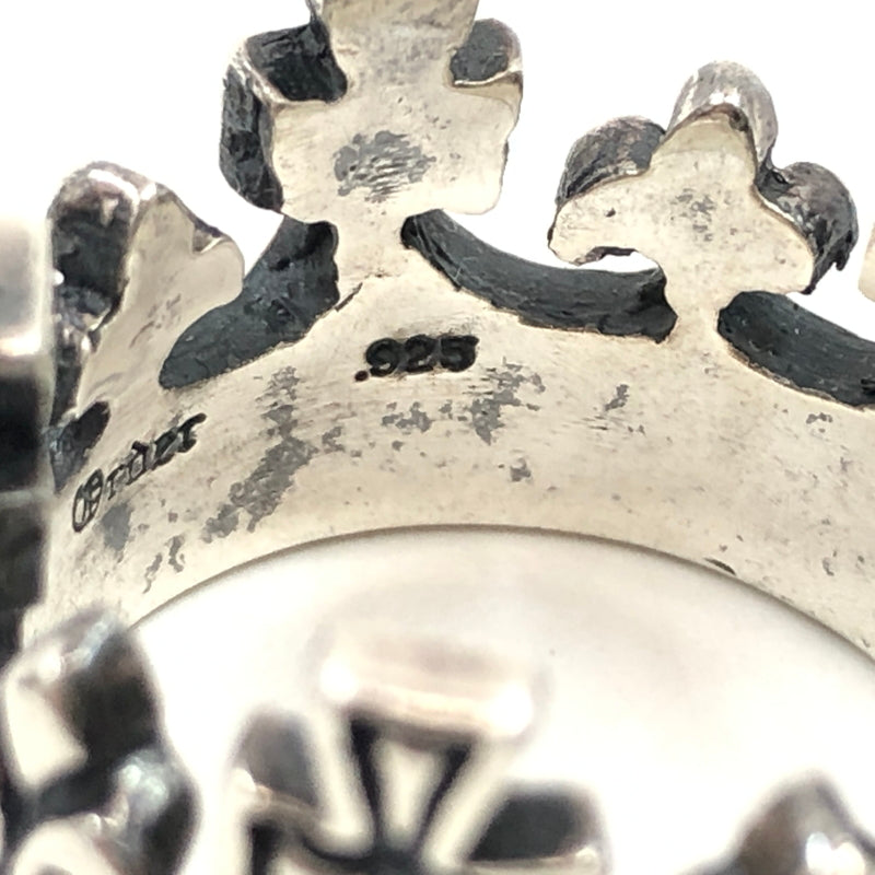 【中古品】【メンズ/レディース】 ROYAL ORDER ロイヤルオーダー CROWN RING クラウンリング シルバー 925 指輪 アクセサリー 192-260701-hn-13-fur サイズ：表記なし カラー：シルバー 14号 万代Net店