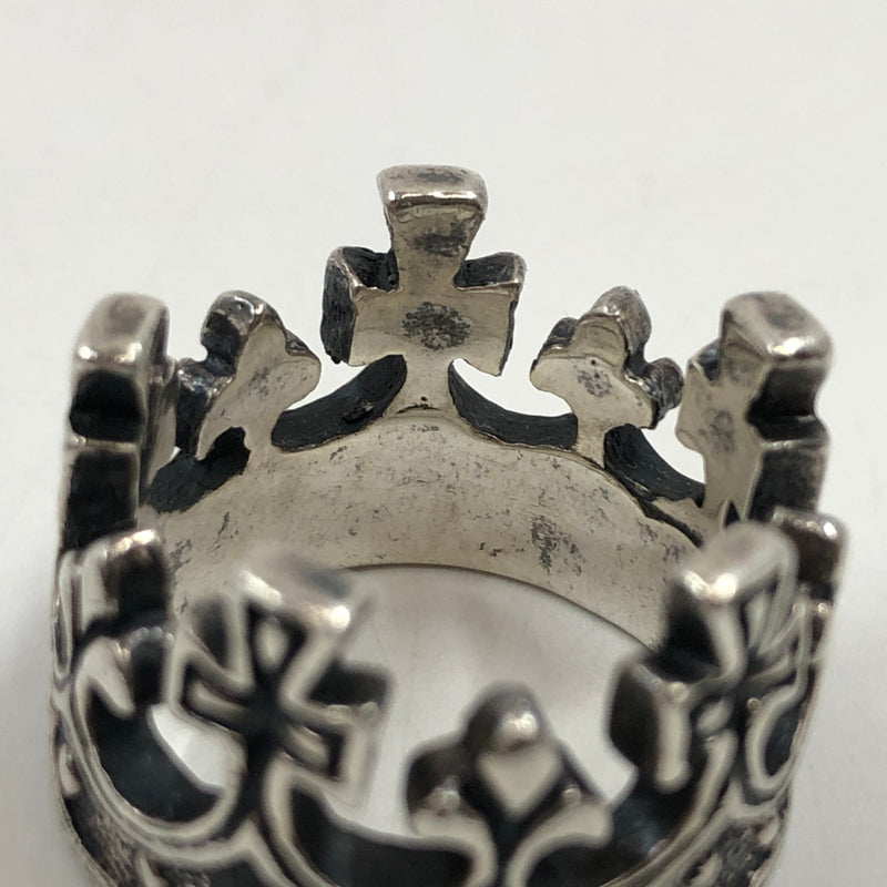 【中古品】【メンズ/レディース】 ROYAL ORDER ロイヤルオーダー CROWN RING クラウンリング シルバー 925 指輪 アクセサリー 192-260701-hn-13-fur サイズ：表記なし カラー：シルバー 14号 万代Net店